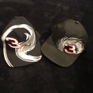2 Dale Earnhardt NASCAR racing caps